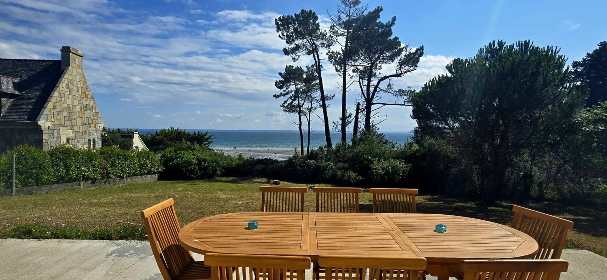 Maison Vue Mer Crozon - Jacuzzi - Sauna Exterior photo